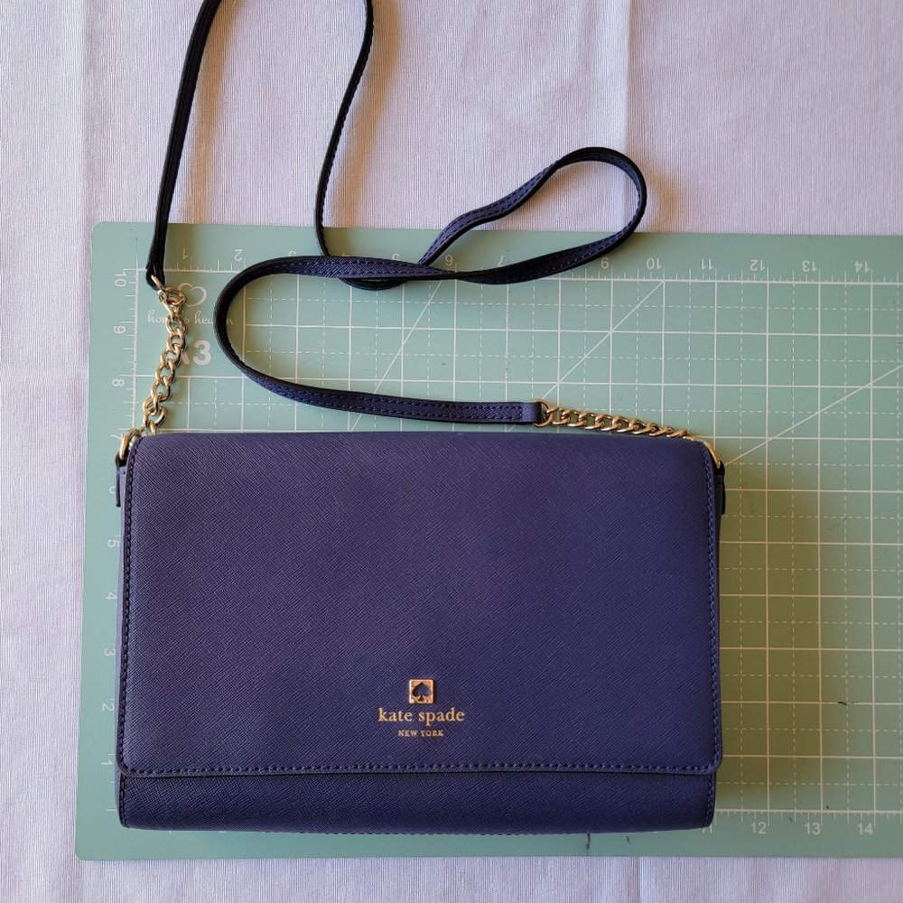 Kate Spade, Blue Crossbody Purse, NWOT